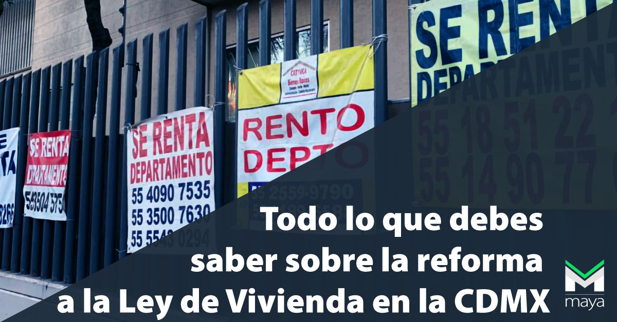 Lo que debes saber sobre la reforma a la Ley de Vivienda en la CDMX